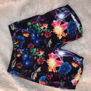 Trippy Floral Bathing Suit Bottoms
